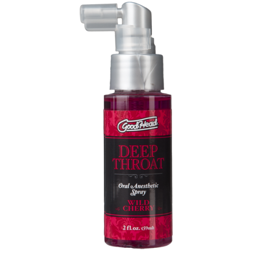 Doc Johnson GoodHead DeepThroat Spray – Wild Cherry - спрей для глубокого минета, 59 мл (вишня)