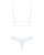 Obsessive Heavenlly 2-pcs set - комплект эротического белья: бюстгальтер и стринги, XS/S (белый)