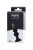 Toyfa Popo Pleasure Anal Plug - анальная пробка ёлочка, 11.5х2.9 см (черный)