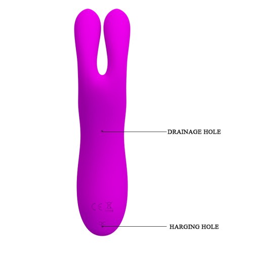 Pretty Love Ralap Vibrator + Suction Purple - Симулятор орального секса для женщин, 16.2х3.7 см (фиолетовый)