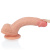 LoveToy Dual-Layered Liquid Silicone Nature Cock Flesh 8,5 " - Реалистичный фаллос на присоске, 22х3.8 см