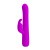 Pretty Love Julian Vibrator Purple - Тонкий вибратор-кролик, 17.8х2.5 см (фиолетовый)
