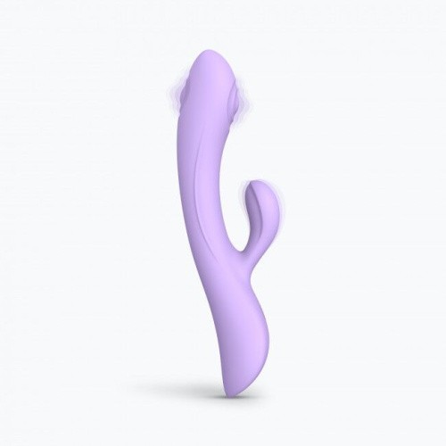 Love To Love Bunny & Clyde viva-mauve - Вибратор-кролик, 12х3.3 см (сиреневый)