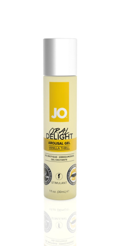 System JO Oral Delight Vanilla Thrill гель лубрикант для орального сексу з ароматом і смаком ванілі, 30 мл