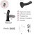 Strap-On-Me Mono Density Dildo, M - Насадка для страпона гибкая, 18х3.3 см., (голубая)