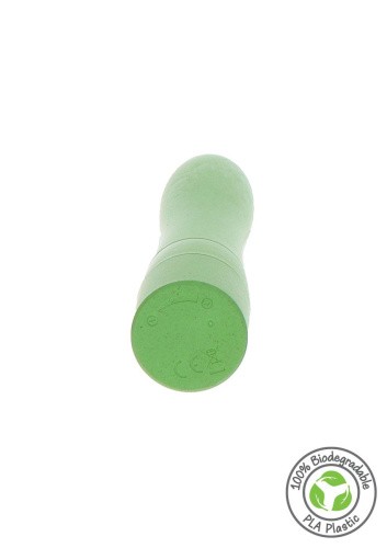 Fuck Green Vegan Vibrator - Вібратор, 17 см (зелений)