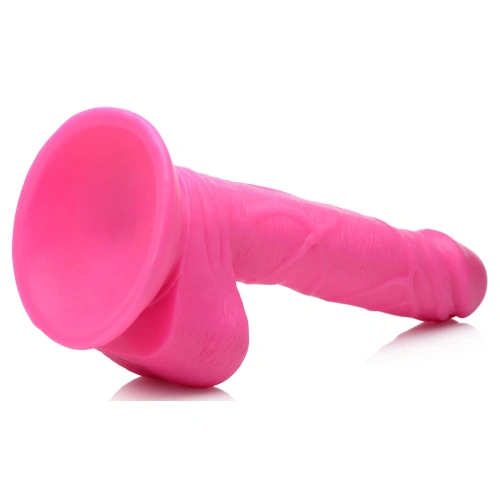 Pop Peckers 6.5" Dildo With Balls - Pink - Фаллоимитатор, 19 см (розовый) - sex-shop.ua