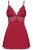 Obsessive 810-BAB-3 babydoll UA79129 - Комплект, S/M, (красный)