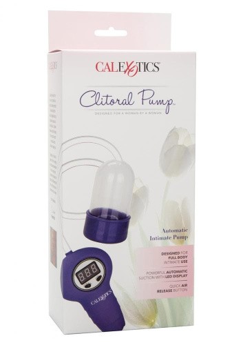 California Exotic Novelties Automatic Intimate Pump Purple - Автоматическая клиторальная помпа, 10х5 см - sex-shop.ua