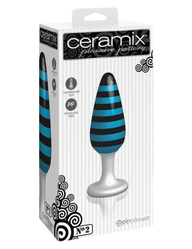 Pipedream Ceramix No.2 - Анальная пробка из керамики, 11,5х4,2 см - sex-shop.ua