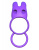 Pipedream Twin Teazer Rabbit Ring - подвійне віброкільце, 10х3.2 см (фіолетовий) - купити в Україні | Секс шоп SEX-SHOP.ua