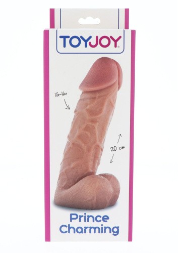 Toy Joy Prince Charming - Фаллоимитатор, 20х5,5 см - sex-shop.ua