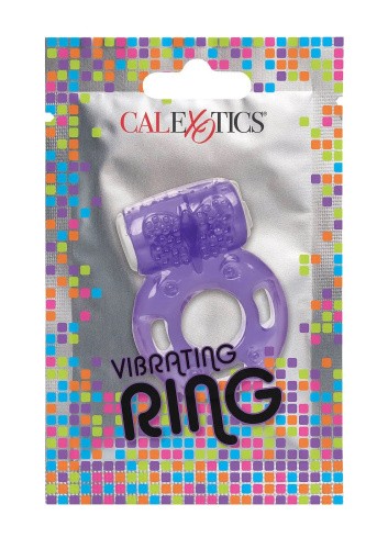 CalExotics Vibrating Ring - эрекционное виброкольцо для пениса, 1.25 см (фиолетовое) - sex-shop.ua