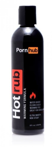 Согревающий лубрикант Pornhub Hotrub, 236 мл - sex-shop.ua