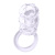 Chisa - Get Lock Vibrating Cock Cage Clear - Насадка на член, 7.6х2 см