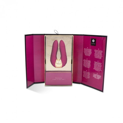 Shunga - Aiko Intimate Massager - Вібромасажер, 10.8х6.5 см (малиновий) - купити в Україні | Секс шоп SEX-SHOP.ua
