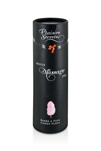 Plaisirs secrets Candy Floss съедобное массажное масло с вкусом сахарной ваты, 59 мл
