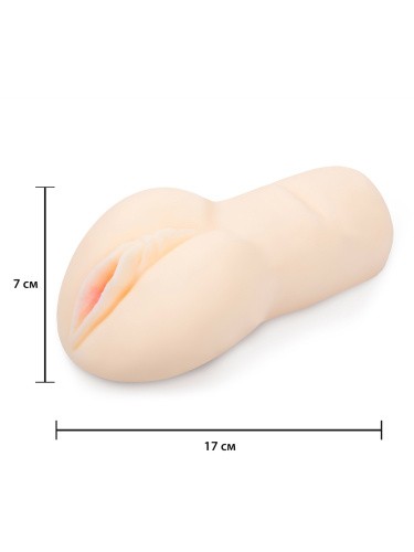 Браззерс - Ручной мастурбатор-вагина из био-кожи, 17х7 см - sex-shop.ua