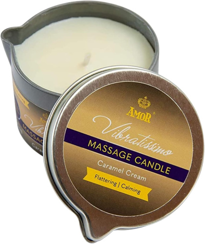 Масажна свічка Vibratissimo Caramel Cream, 50 мл (карамель) - купити в Україні | Секс шоп SEX-SHOP.ua