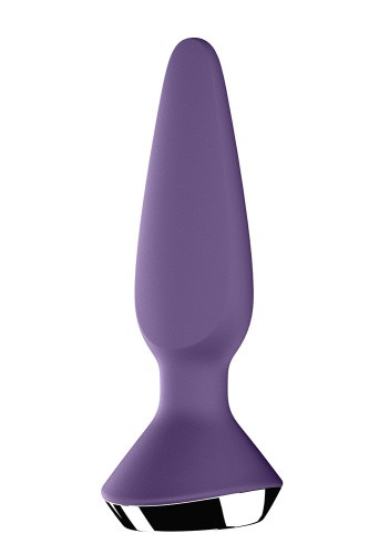 Satisfyer Plug-ilicious 1 - Анальная смарт-пробка, 14х3 см, (фиолетовая)