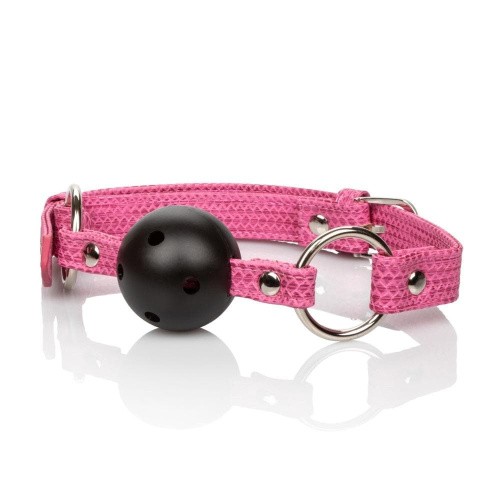 CalExotics Tickle Me Pink Ball Gag - кляп с шариком - sex-shop.ua