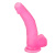 LoveToy Jelly Studs Crystal Dildo, Large - Фалоімітатор з мошонкою, 20 см (рожевий) - купити в Україні | Секс шоп SEX-SHOP.ua