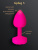 Gvibe Gplug Small - Инновационная маленькая дизайнерская пробка с вибрацией, 8х2.8 см (розовая) - sex-shop.ua