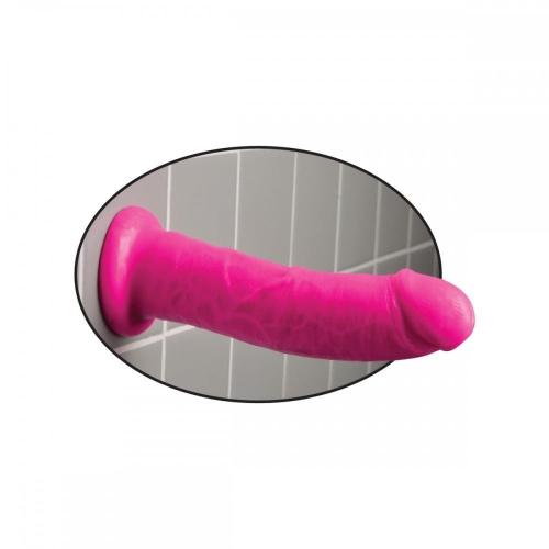Pipedream - Pink Dillio 8 Inch - Фаллоимитатор, 19х4.6 см (розовый) - sex-shop.ua
