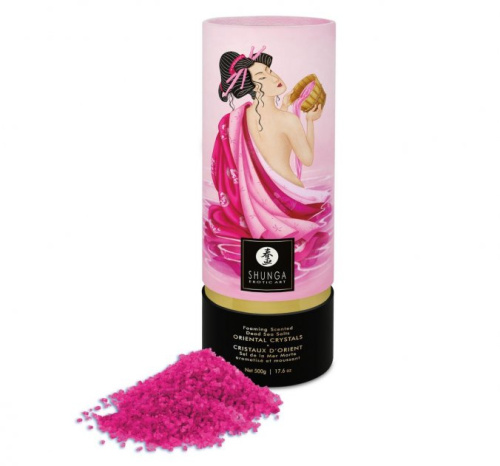 Shunga Oriental Crystals Bath Salts – Aphrodisia - Соль мертвого моря для ванны, 500 г