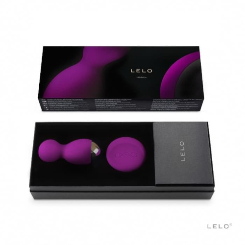 Lelo Hula Beads - Вагинальные вибро-шарики, 9х2.9 см (пурпурный) - sex-shop.ua