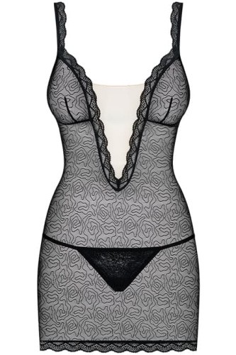 Облягаюча еротична сорочка Obsessive 811-CHE-1 (S / M) - купити в Україні | Секс шоп SEX-SHOP.ua