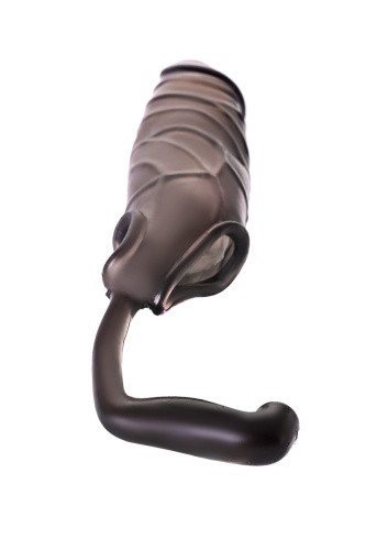 Toyfa XLover - Насадка для увеличения члена со стимулятором простаты, 16.2х2.5 см