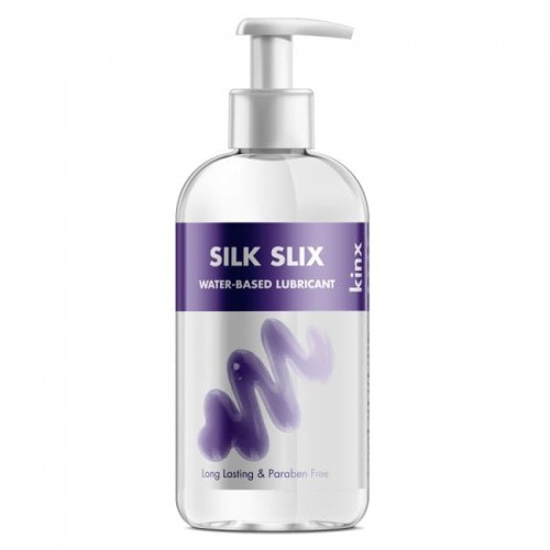 Лубрикант имитирующий сперму Kinx Silk Slix Water Based Pump Bottle White, 250 мл - sex-shop.ua