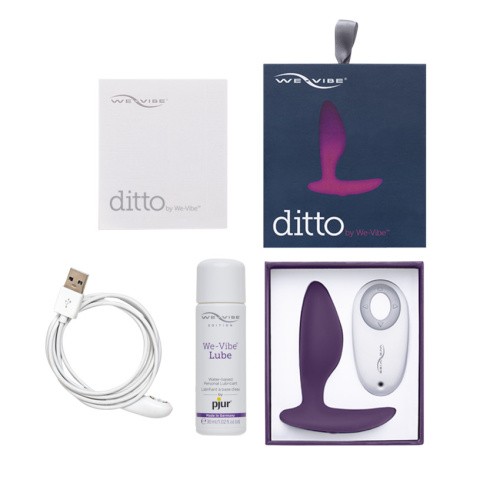 We-vibe Ditto - Анальная пробка с вибрацией 8.8х3.1 см (фиолетовая)