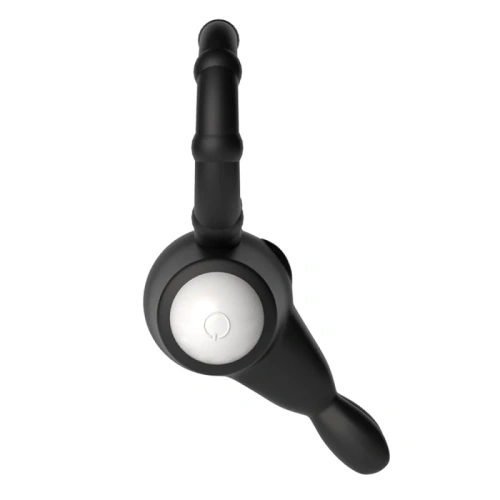 LoveToy Power Clit Cockring - эрекционное кольцо с вибрацией, 2.3 см (чёрный)