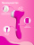 Мистер Факер Joy - Вакуумный стимулятор клитора с вибрацией, 18.9х3.4 см (розовый) - sex-shop.ua