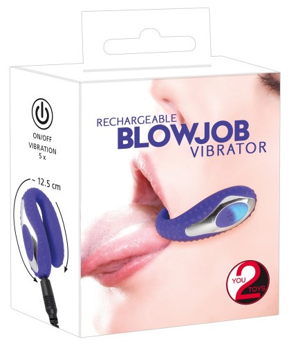 Orion Hi-tech Blow Job Vibrator - вибратор для орального секса, 12.5х2.3 см - sex-shop.ua