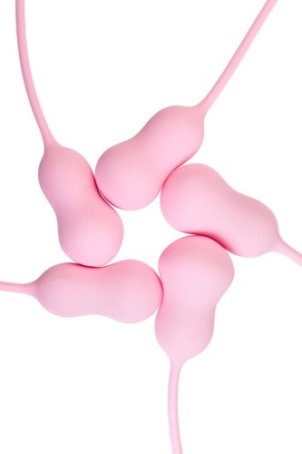 Flovetta By Toyfa Tulips - Набір вагінальних кульок, 5 шт (рожевий)