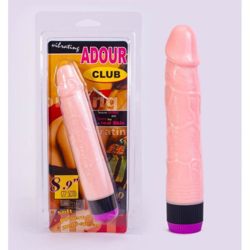 Ardour Club Real Vibrator Flesh - Реалістичний вібратор, 22.5х4 см (тілесний) - купити в Україні | Секс шоп SEX-SHOP.ua