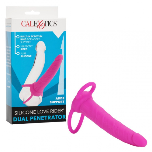 California Exotic Novelties Silicone Love Penetrator System - Насадка для анального проникнення, 14х3.25 см