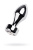 Silver anal plug TOYFA Metal - срібляста анальна пробка із кристалом, 8.2х3.8 см (прозорий) - купити в Україні | Секс шоп SEX-SHOP.ua