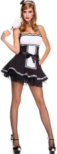 Music Legs-Charming Maid-милий костюм покоївки, M/L - купити в Україні | Секс шоп SEX-SHOP.ua