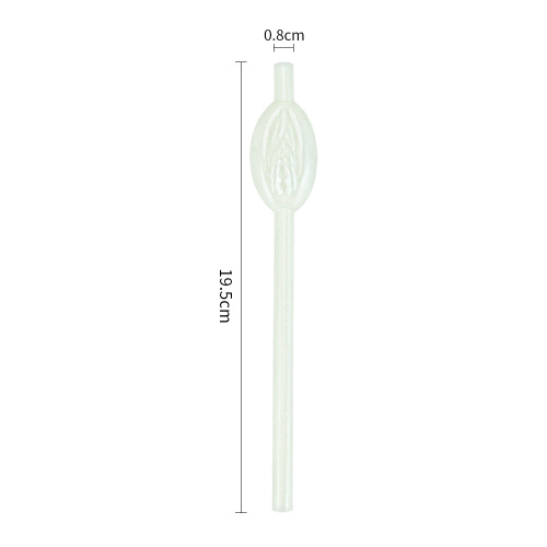 LoveToy Glow in the Dark Pussy Straws - Трубочки для напитков, 9 шт