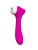 Мистер Факер Joy - Вакуумный стимулятор клитора с вибрацией, 18.9х3.4 см (розовый) - sex-shop.ua