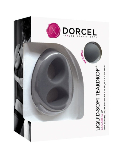 Dorcel Liquid-Soft Teardrop ерекційне кільце для члена та мошонки, 7х2.3 см
