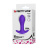 LyBaile Pretty Love Morton Plug Blue - Анальная пробка с вибрацией, 10,4х3,4 см (синий)