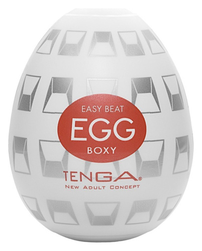 Tenga Egg Boxy New Standard мастурбатор яйцо, 6 см (красный) - sex-shop.ua