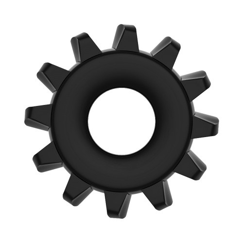 Power Plus Cockring 3 Black - Ерекційне кільце (чорний) - купити в Україні | Секс шоп SEX-SHOP.ua