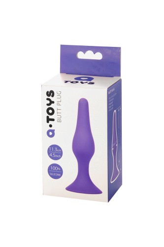 Toyfa A-Toys - Анальная пробка, 12.5х3 см (фиолетовый)