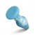 Gildo - Ocean Curl Glass Butt plug - Стеклянная анальная пробка, 11,1х5 см (голубой) - sex-shop.ua